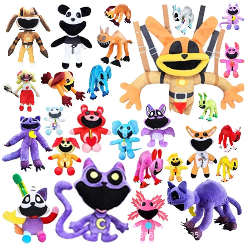 

Новые 27-32 см улыбающиеся животные плюшевые игрушки Hopscotch Cat Nap плюшевая кукла Kawaii мягкие украшения Рождественский подарок для детей