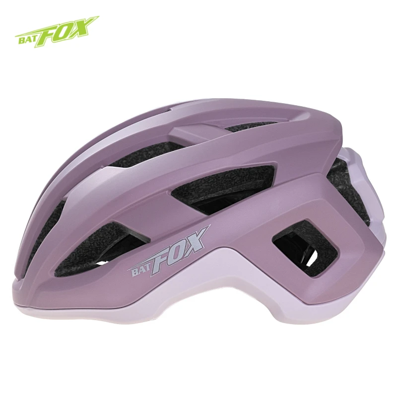BATFOX دراجة خوذة النساء الرجال خفيفة التهوية قبعة أمان الجبلية الطريق خوذة الدراجة البخارية الراحة بطانة ركوب الرياضة الدراجات خوذة