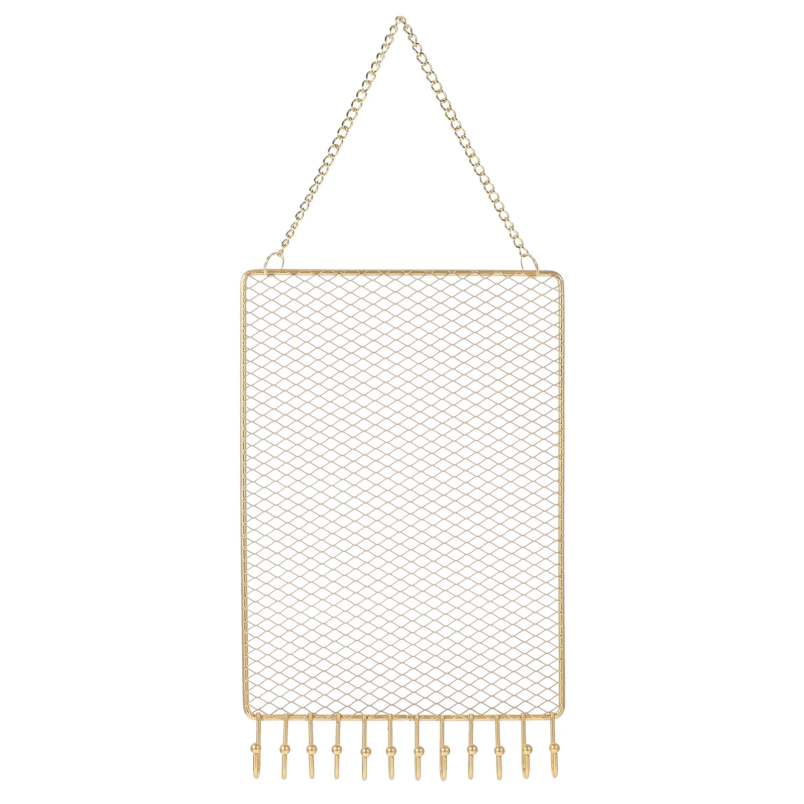Iron Jewelry Rack Hanging Earring Storage Decorative Shelves Rectangular Mesh Hanger for Home Store Gallery Trade Shows High