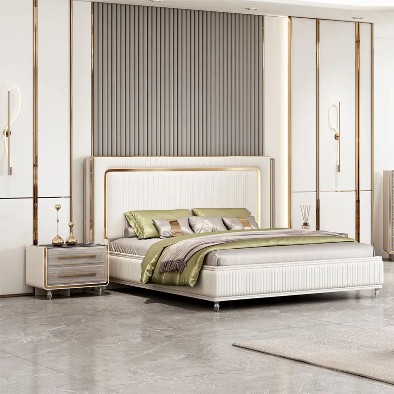 &Modern Sofa Dining Table Chair Set Wooden Bedroom Furniture Set Luxury Home Furniture Living Room Bedroom Dining