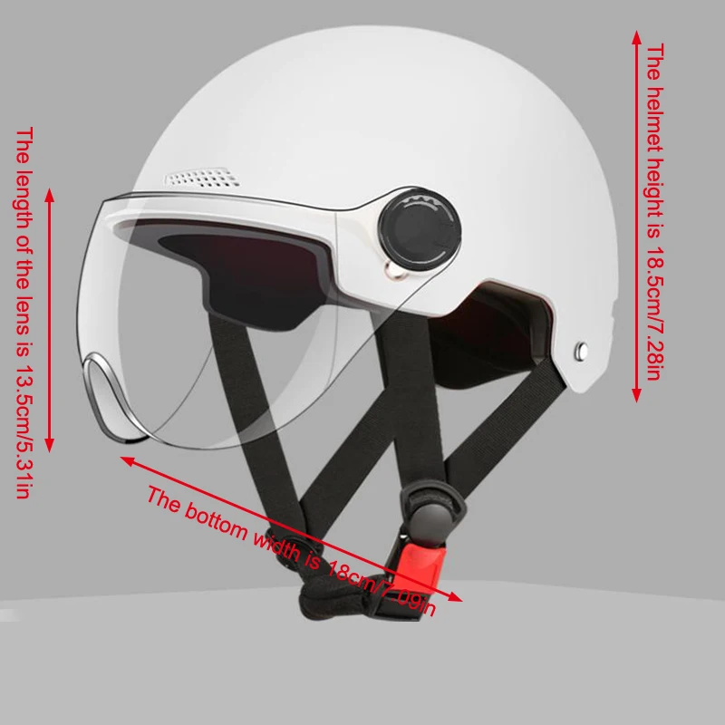 자전거 안전 헬멧 남자와 여자의 성인 어린이 만화 전기 자전거 오토바이 하프 헬멧 고글