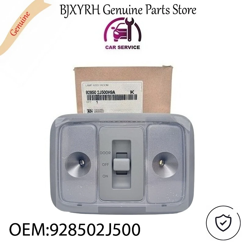 928502J500 Grey Overhead Room Lamp Assembly for Kia Borrego Mohave 2016+ OEM 92850-2J500
