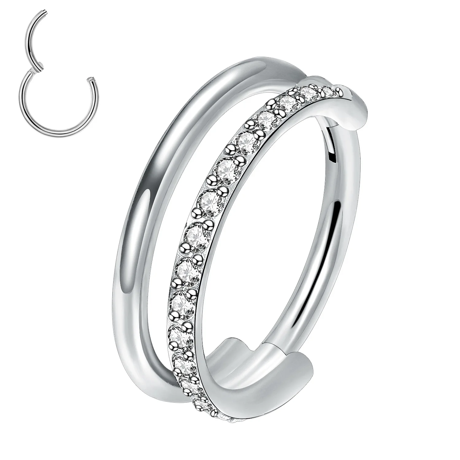 Conch Piercing Bee Earring in Stainless Steel