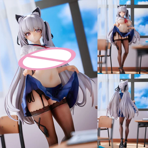 26cm Alvina-chan Uniform Sexy Anime Figure Native BINDing Bunny Girl Action Figure Hentaii Figurine Adult Collectible Model Toys