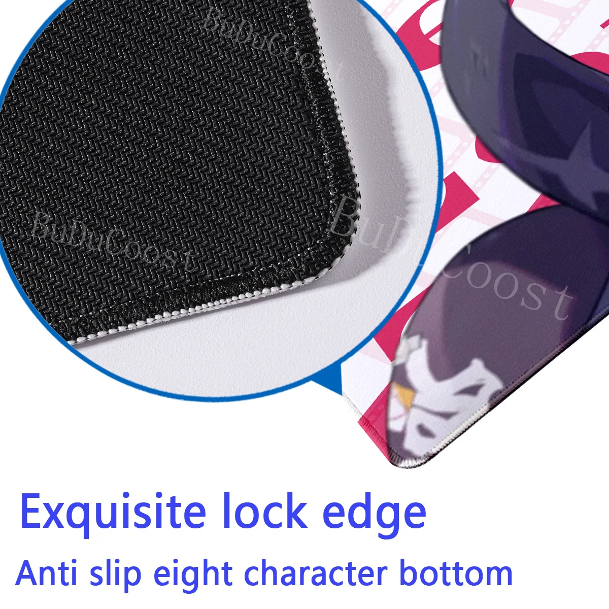 Game Zenless Zone Zero Mouse Pad ZZZ Ellen Joe Zhu Yuan Miyabi Nicole Large Game Rubber Mousepad Locking Edge Keyboard desk Mat