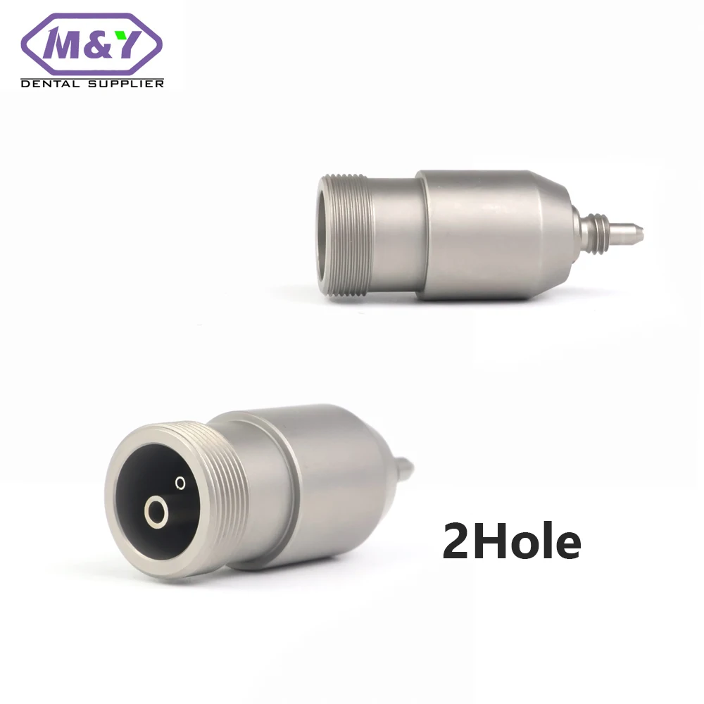 M&Y Dental connector Aluminum oxide sandblasting gun Alumina Air Abrasion Polisher Microetcher Connector 2holes dentistry tools
