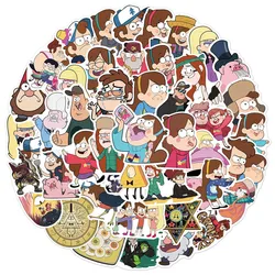 10/30/50pcs Gravity Falls Cartoon Stickers Disney Movie Decoration Decals Toy for Kids Graffiti Suitcase Cute Anime Sticker Gift