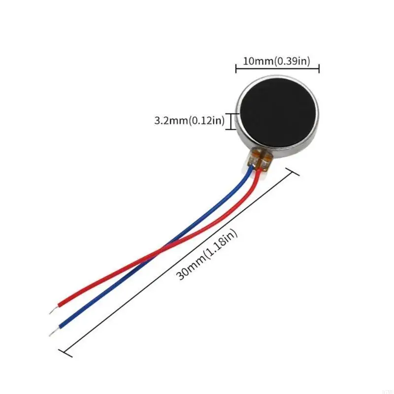 37me DC1.5-3.7V 전기 미니 진동 모터 10000RPM 버튼-유형 진동 모터