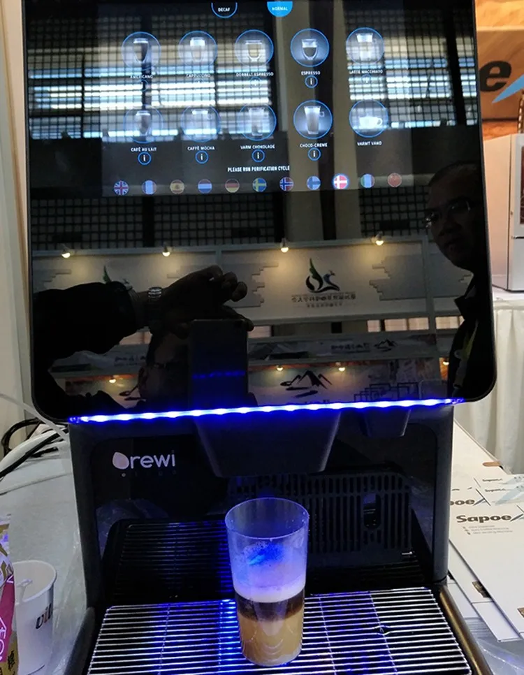 2026 New Smart ModelBarista Cafeteria Original Vending Commercial Bean Coffee hine
