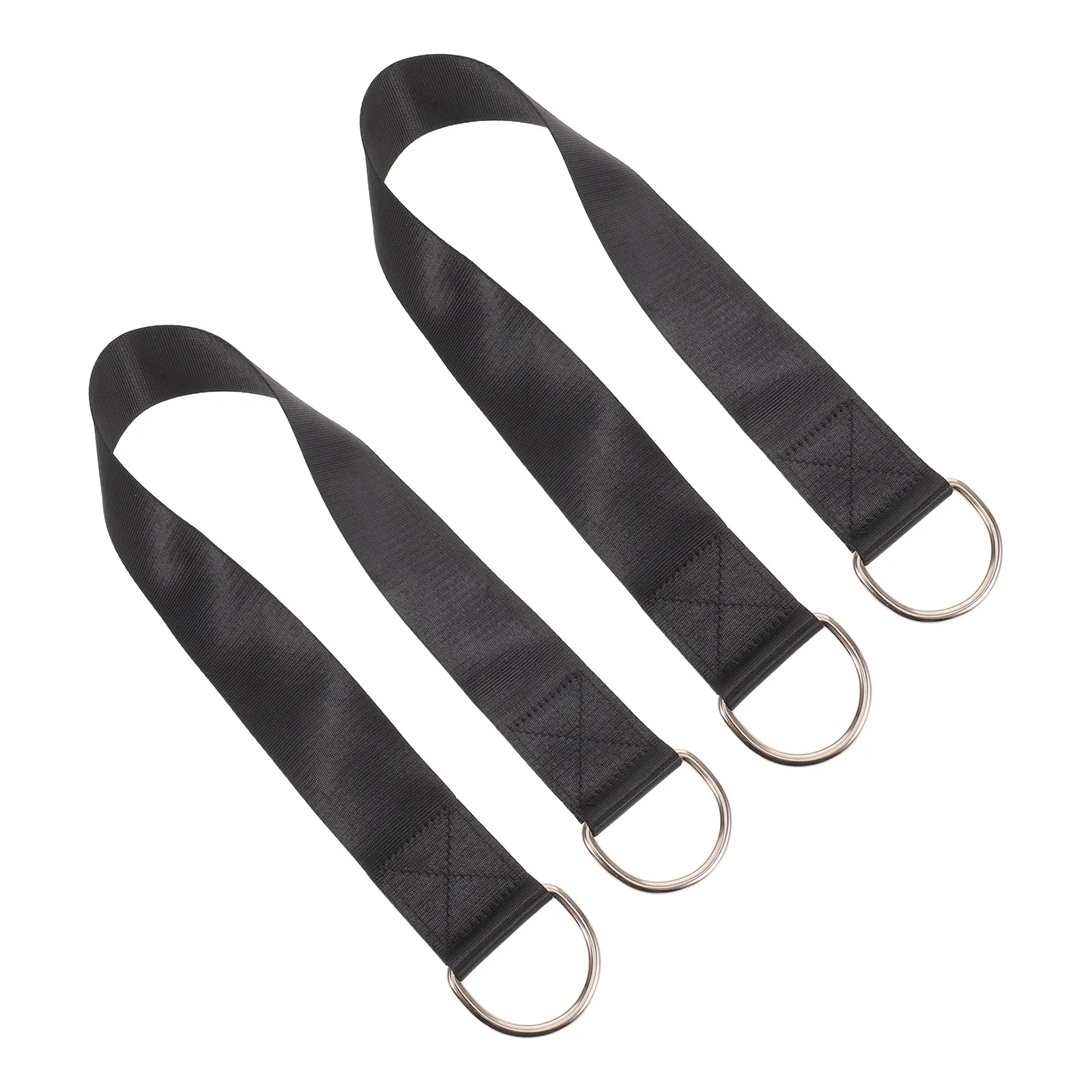 Heavy Duty Barbell Weight Plate Loading Strap Set – 2pcs for Pull-Ups, Dips, Squats, Fitness Training