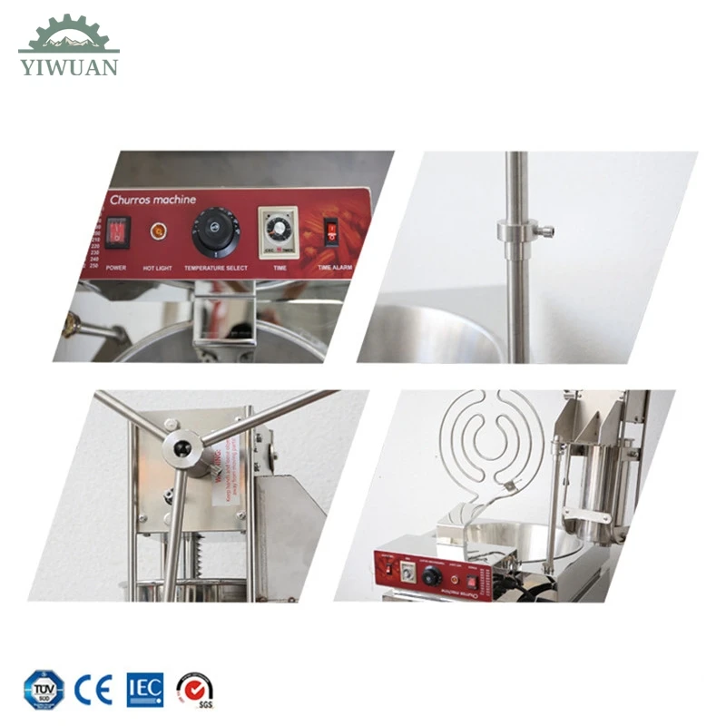 New 30L Electric Churro Machine Spain Churros Machine Churros Maker Spain Churro Machine Churro Filler Maker Latin Fruit Machine
