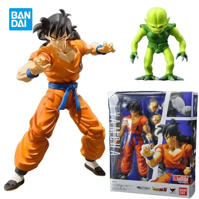 

In Stock Bandai Original Dragon Ball SHFiguarts Yamcha Super Hero Anime Action Figure Collection Movable Model Toys Hoilday Gift