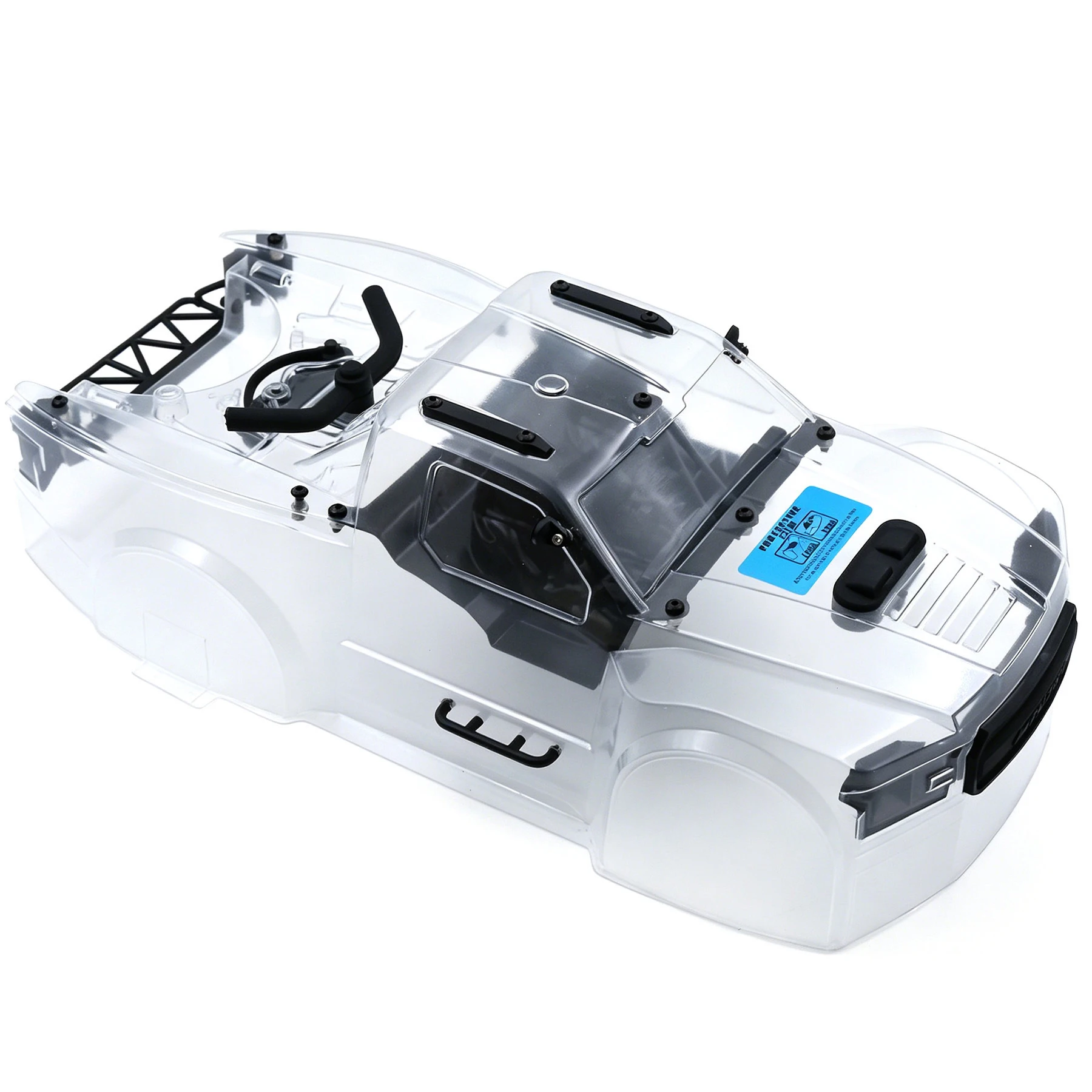 HFLRC 1/14 Baja 1000 Clear Body Shell PC for MJX Hyper Go 14209 14210 RC Short Course Truck with Roll Cage Interior