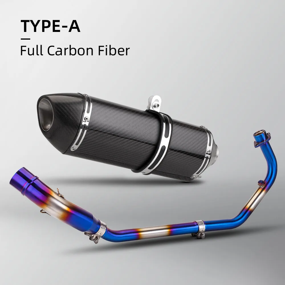 

Комплект полной выхлопной системы для мотоцикла: 51-мм коллекторы, труба, глушитель с DB-киллером для CBR150R CB150R CBR125R CB125R 2017-2024