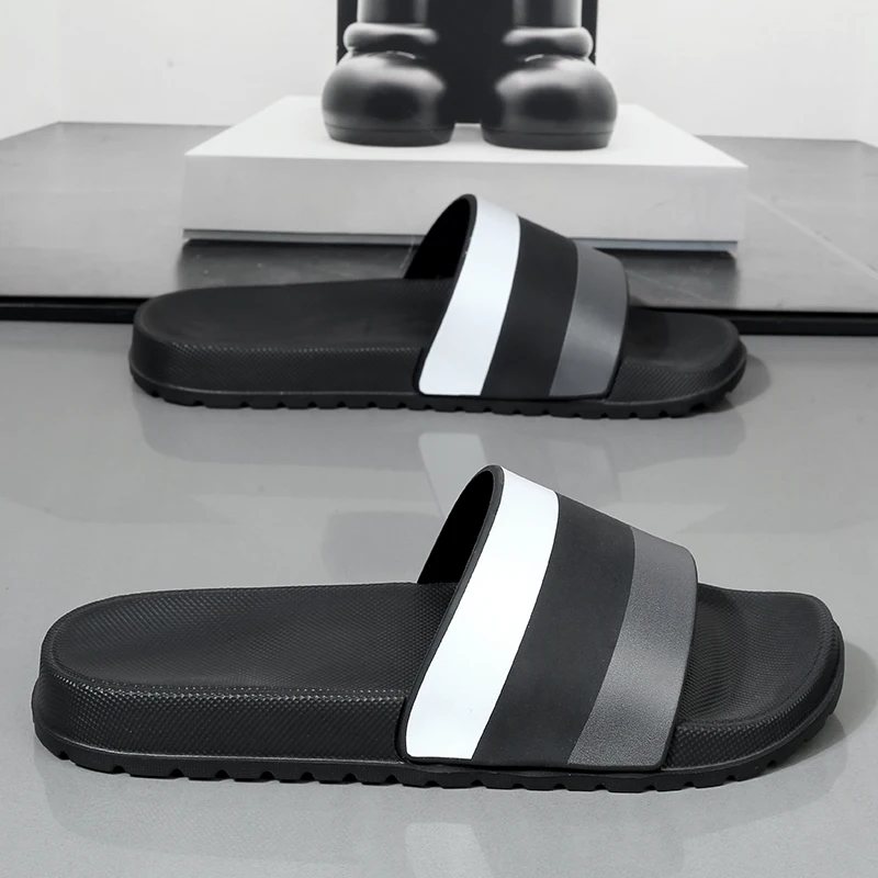Summer Beach Slippers for Men and Women Fashion Comfortable EVA Breathable Sandals Home Indoor Sandals Plus Size Slippers 39-48