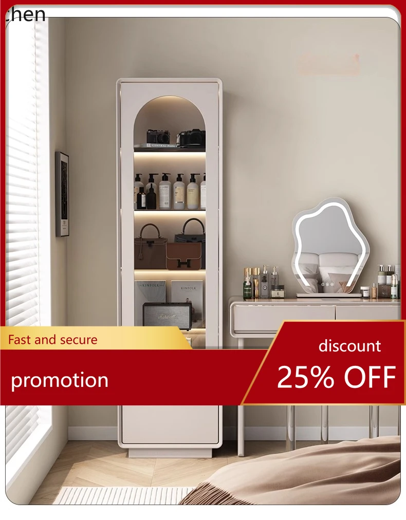 

ZMLtransparent glass door dustproof display cabinet solid wood living room display storage wine side cabinet