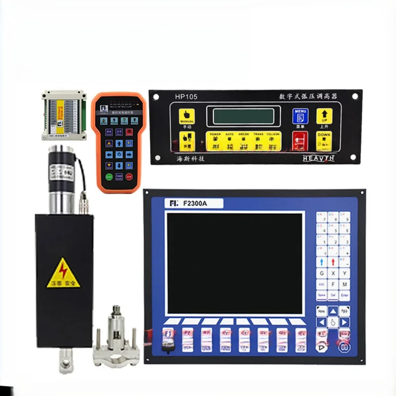 

Cnc Plasma Controller F2300a 2 Axis Plasma Flame Cutting Control System thc Lifter hp105 jykb-100-dc 24v-t3/F1510