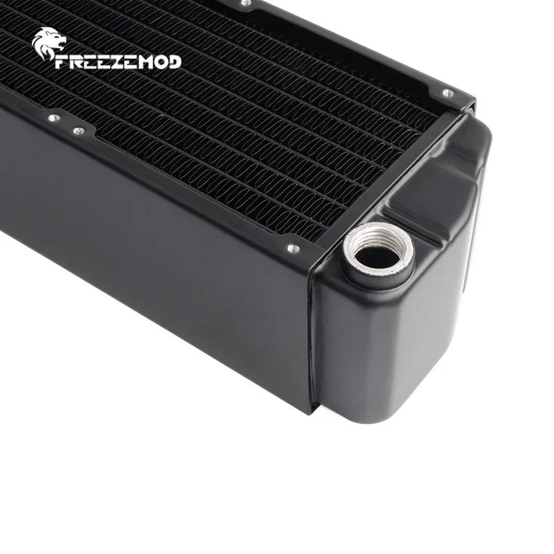 خادم مشعاع تبريد المياه 80X3 X4، مبادل حراري من الألومنيوم سمك 65 مم 3 طبقات 'Z' نوع قناة المياه SR-LH65T3X80 #5