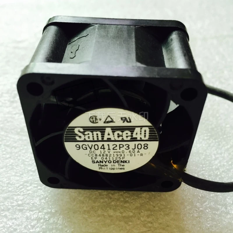 C FOR Sanyo 9GV0412P3J08 DC12V 0.60A 4cm 4028 4-wire cooling fan