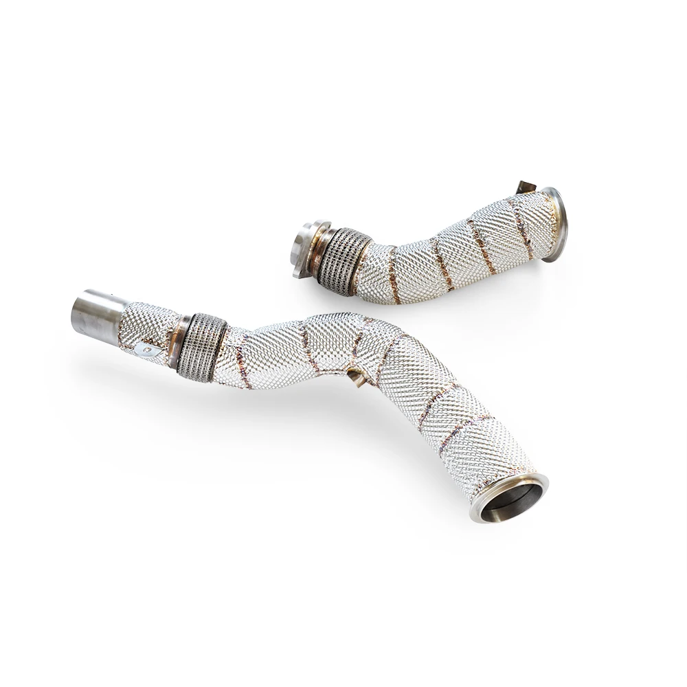 

Выхлопная труба для BMW M3 F80 M4 F82 3.0T 2014-2019, коллектор с изолированной водосточной трубой Racing Enhancement