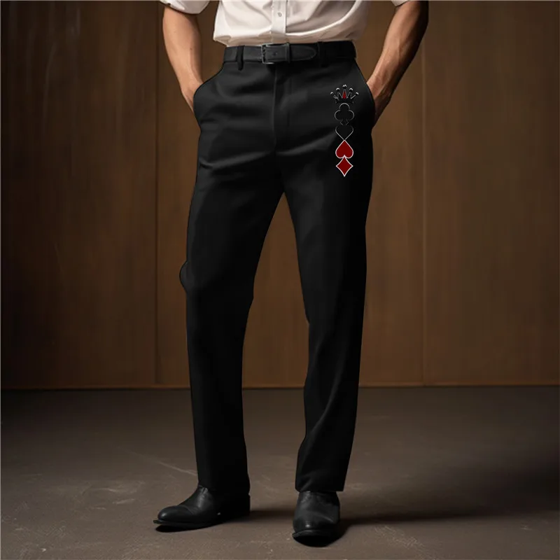 14 year trendy new cropped pants, straight leg pants, wide leg pants, fashion short men's suit fabric shorts