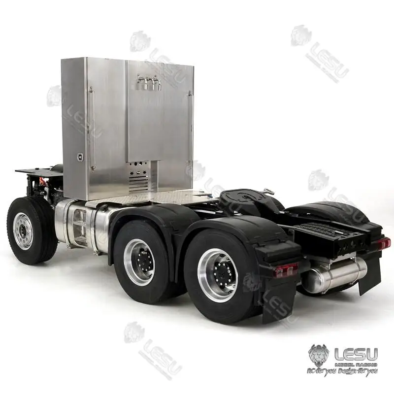 

LESU 1/14 Metal Chassis 6x6 3 Diff Lock Axles Tamiyay 3363 56348 1851 Highline Tractor RC Truck Outdoor Toys