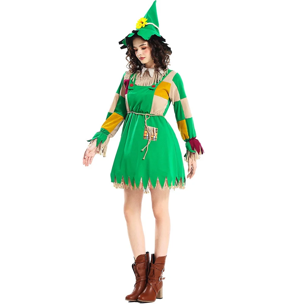 Adult een Fake Two-Piece Play Costume for Stage Performance loween Themed Cosplay Clothing Suitable for Women