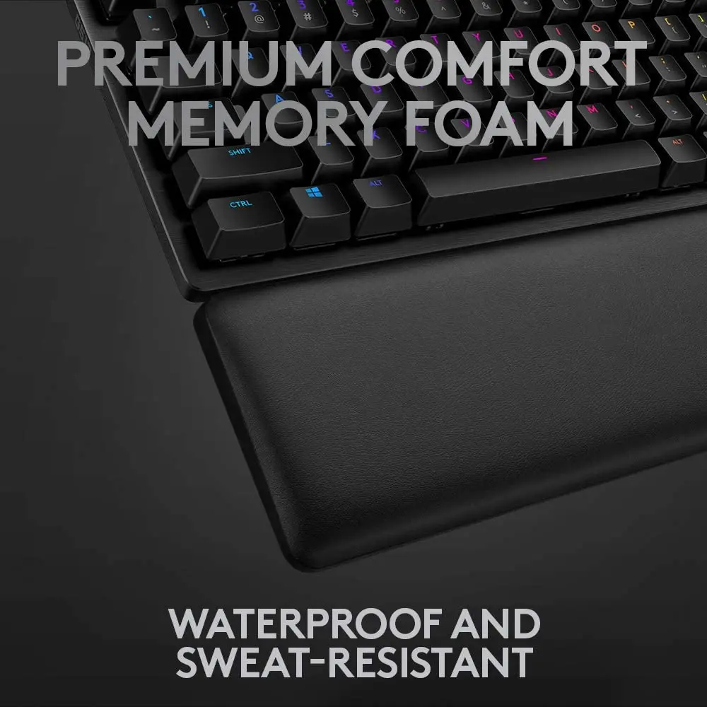 Logitech G513 Carbon Lightsync RGB Mechanical Gaming Keyboard Gx With Brown Switches Memory Foam Palmrest Usb Passthrough Carbon