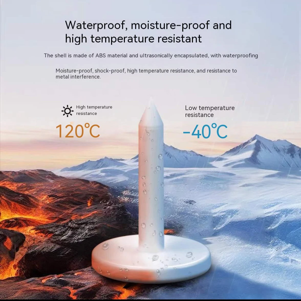 20pcs RFID UHF Anti-metal Aail 태그 정원 나무 관리를위한 고온 방지 순찰 전자 태그 860-960MHz