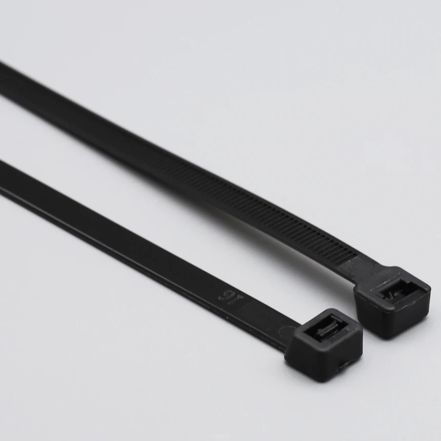 Immagine 7: 9*200/300/450/530/550/600/650/700/760mm Larghezza Nero Bianco Autobloccante Nylon Cinghia di Plastica Wrap Ziptie Fissare Zip Fascette Fascetta