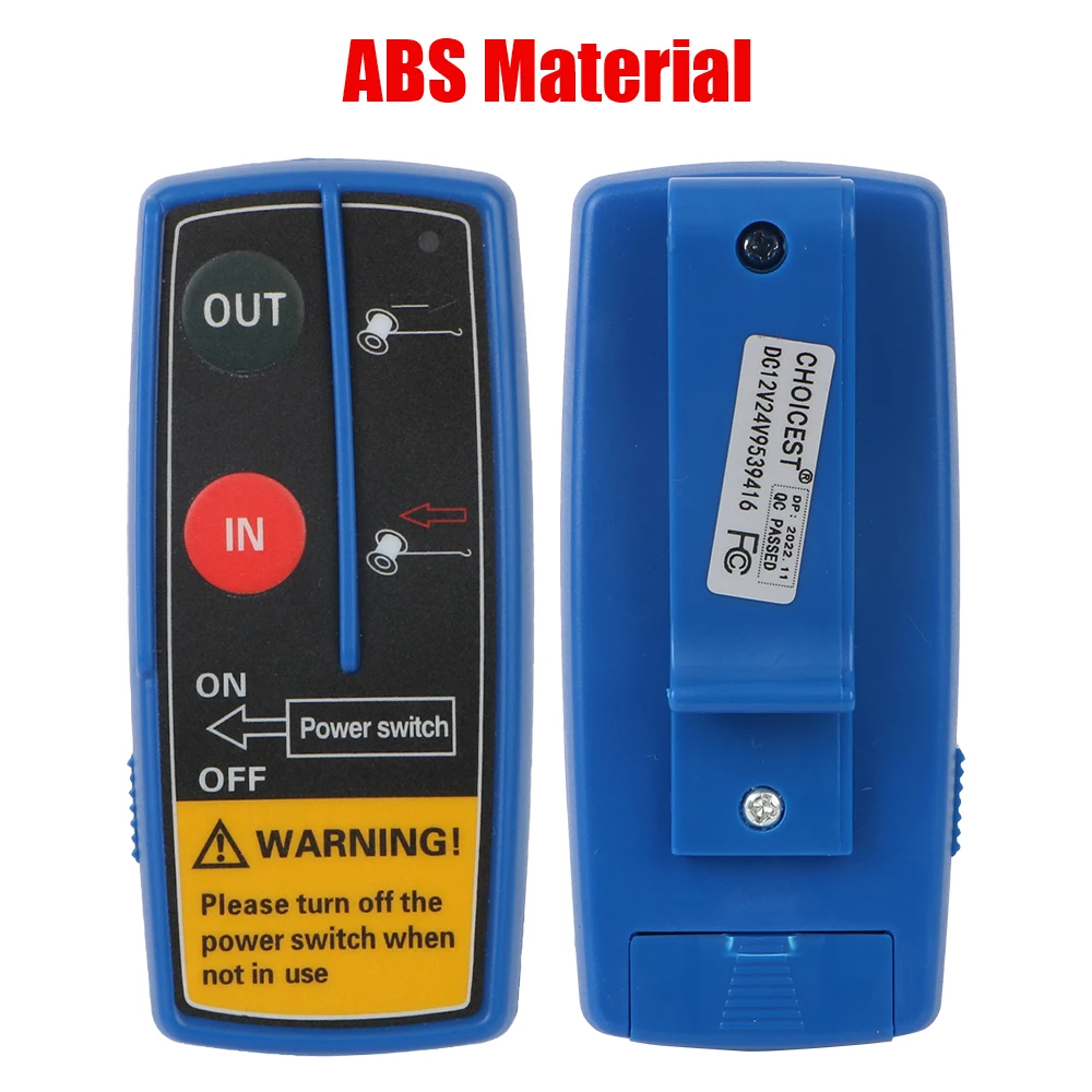 For Jeep ATV SUV Trailer Universal Dual Handset Switch Controller Wireless Electric Winch Remote Control 24V 12V