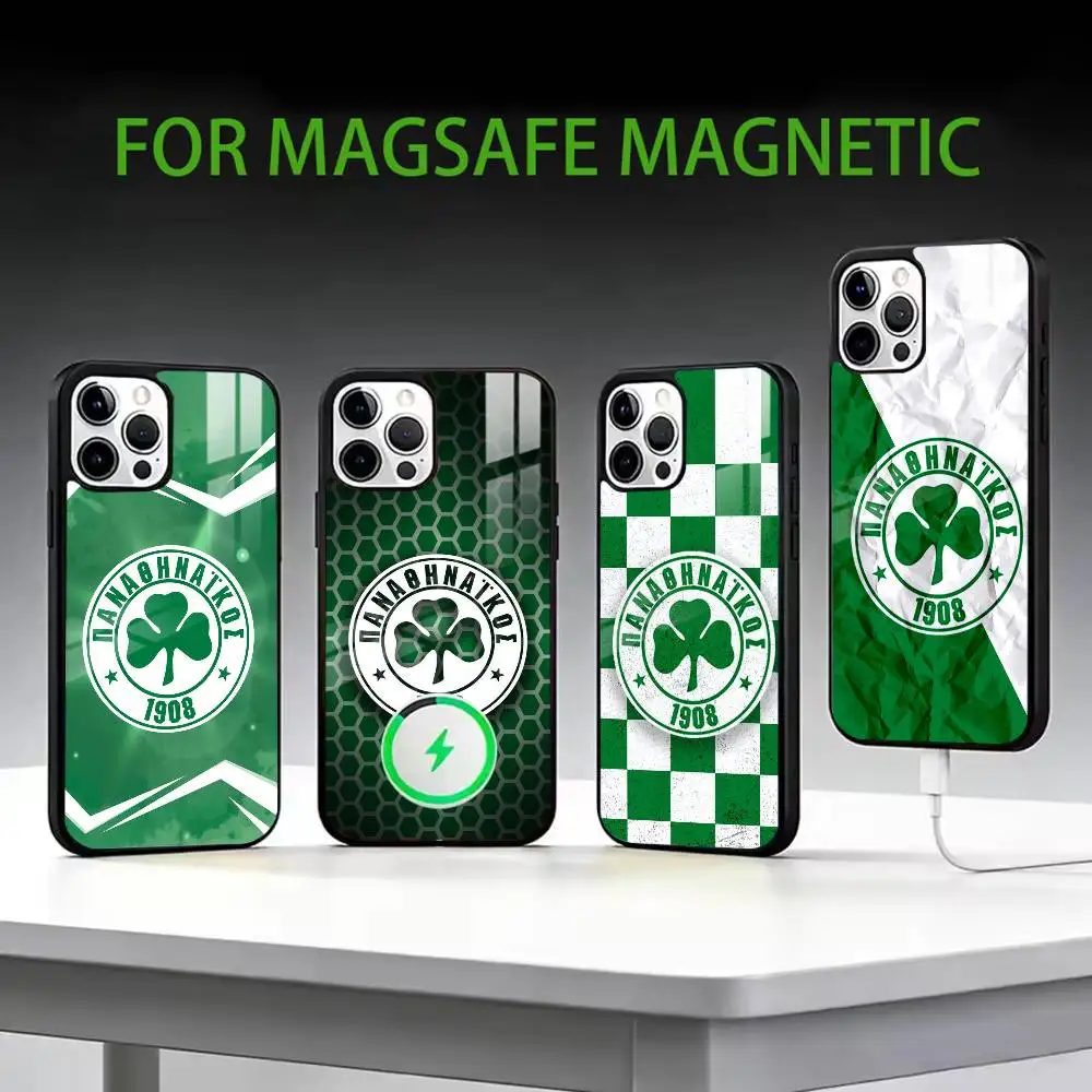 

a-ART P-Panathinaikos A-Athens PA Phone Case For iPhone17,16,15,14,13,12,11 Plus,Pro Max Magnetic For Magsafe Wireless Charging
