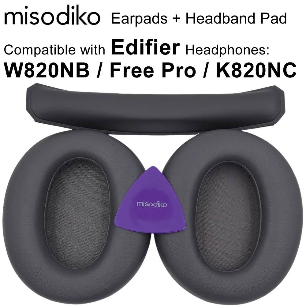 

misodiko Earpads Replacement for Edifier W820NB/ Free Pro/ K820NC Headphones