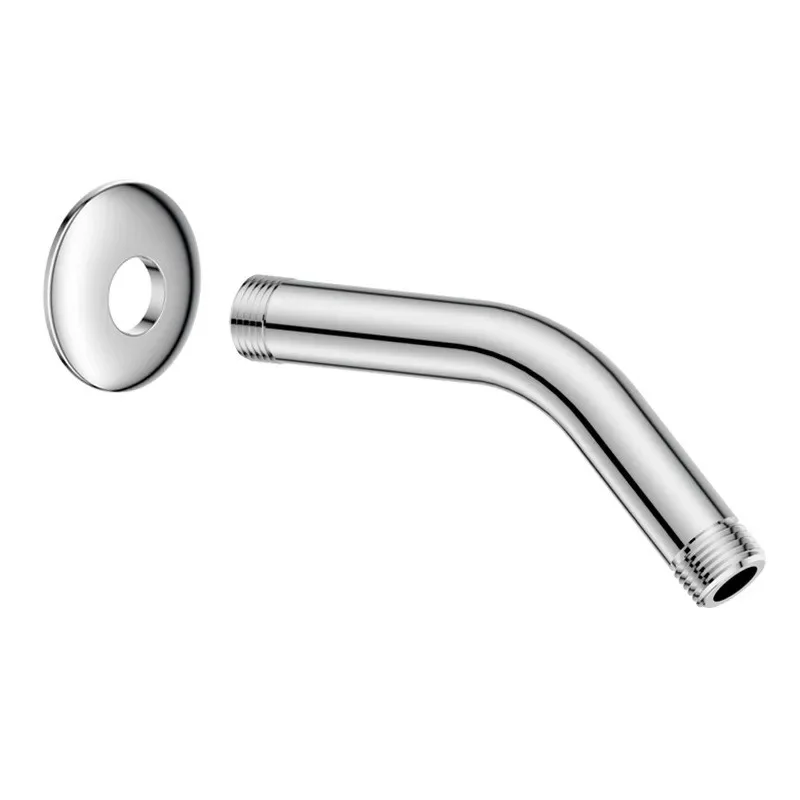 304 Stainless Steel Shower Head Extension Arm Wall Mounted Ceiling Rainfall Shower Tube Fixed Faucet Pipe Bathroom Accessories