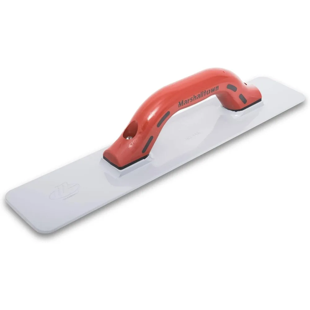 Bóia manual de magnésio fundido, 16 polegadas x 3-1/8 polegadas, flutuador de concreto, ferramenta de acabamento de concreto, fornece acabamento suave, alça DuraSoft