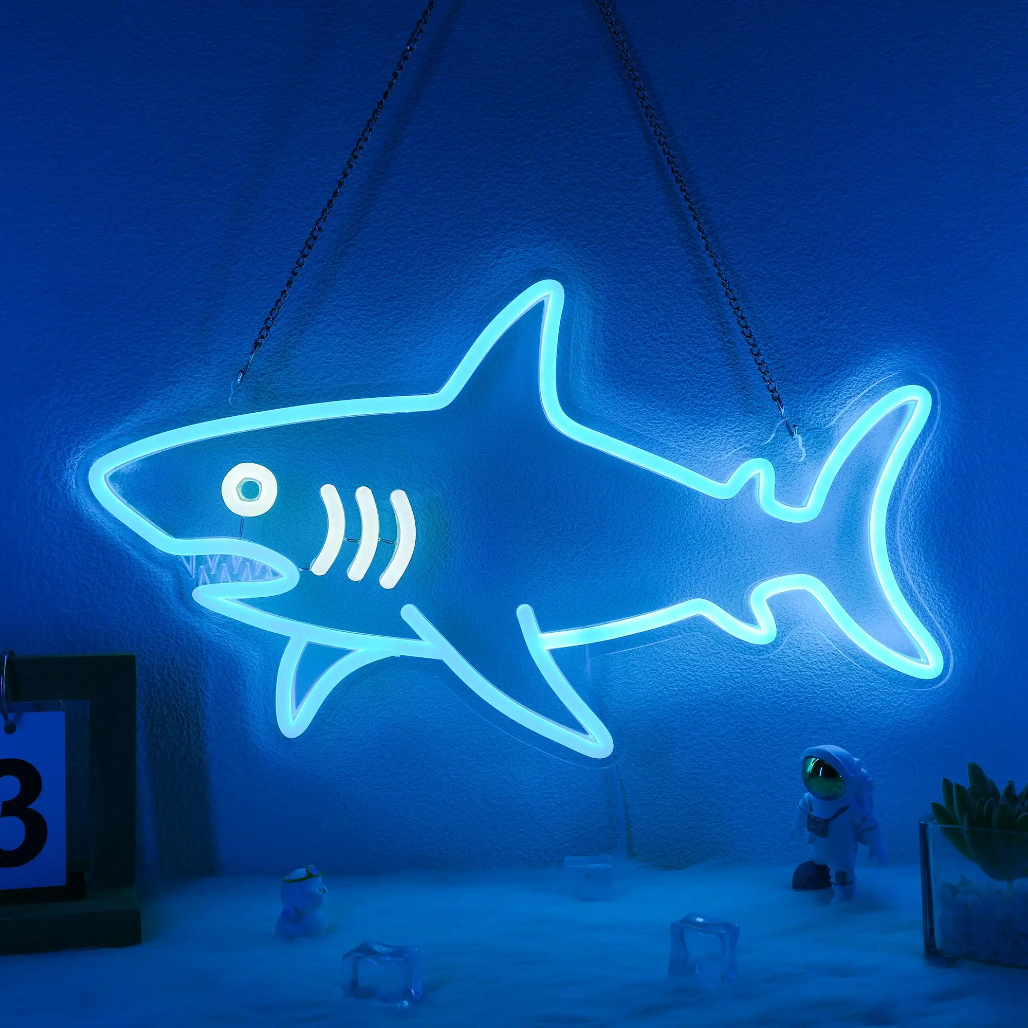 

Shark Neon Light Animal Neon Sign for Bedroom Living Room Game Room Man Cave Home Birthday Gift for Boys Men