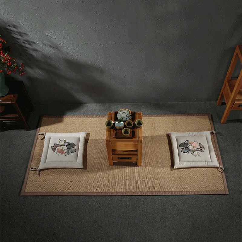 Japanese-Style Bamboo Carpet Tatami Mat Bedroom Living Room Tea Table Mat Bed And Breakfast Mat Mat Bay Window Mat