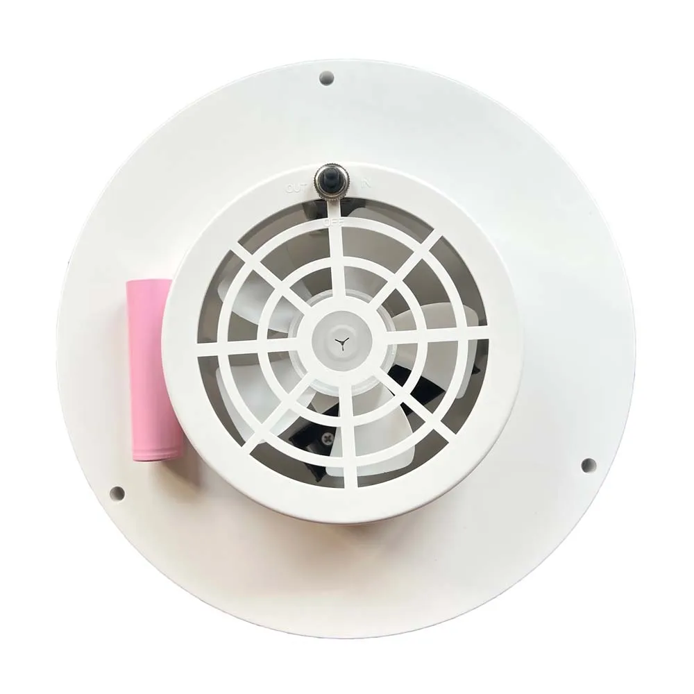 2,5 Вт солнечный вентилятор, впускной и вытяжной вентилятор для каравана, автофургона с переключателем литиевой батареи