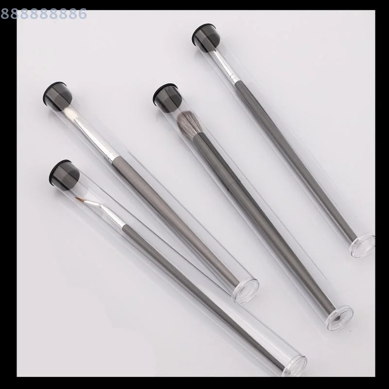 حامل قلم دوار أنبوب تخزين أسطواني شفاف من مادة PVC خفيف الوزن لفرشاة المكياج صندوق تغليف الهدايا لمستلزمات المدارس المكتبية