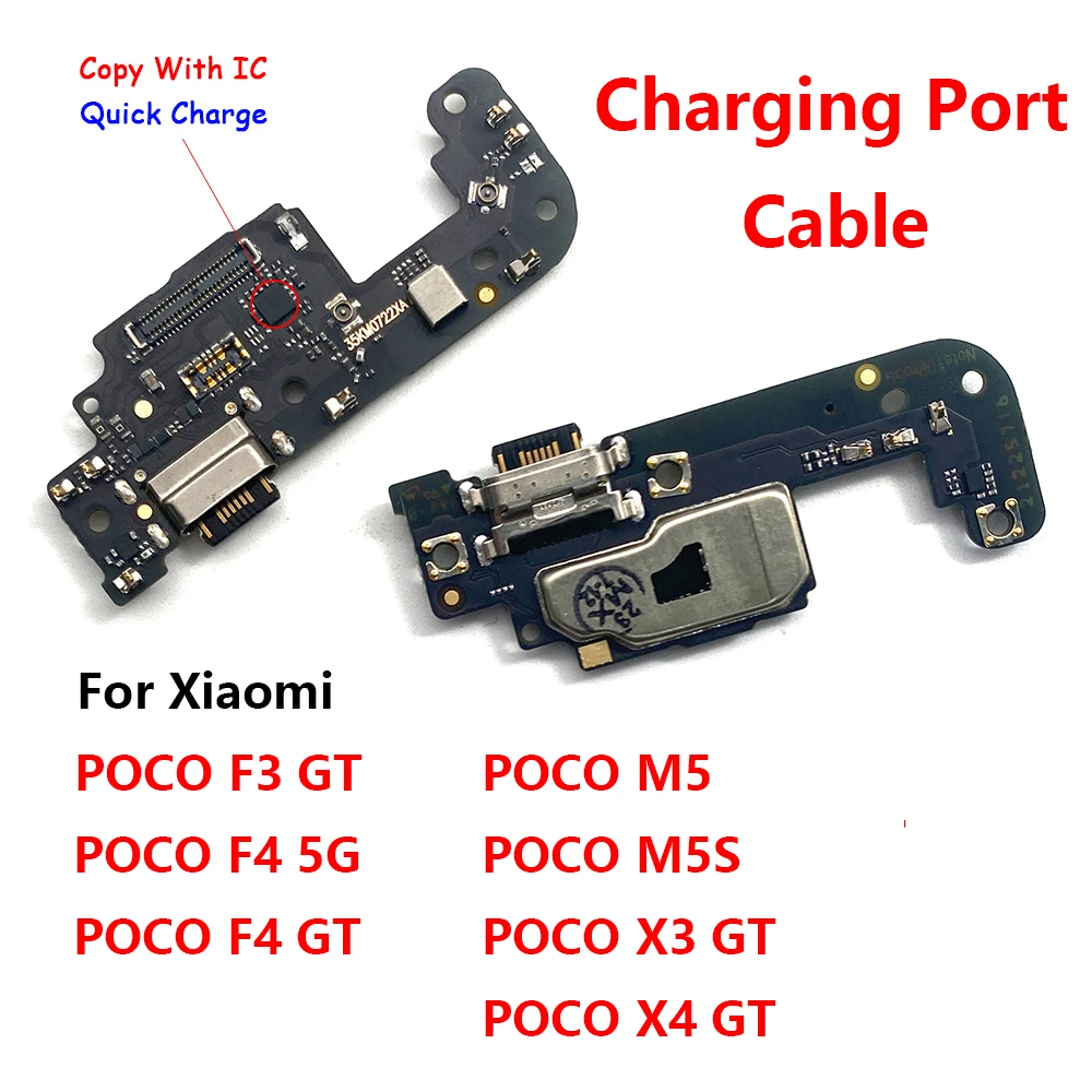 

Новый зарядный кабель панель порт для Xiaomi Poco F3 F4 X3 X4 GT M5 M5S зарядное устройство Порт соединитель док-станция зарядная плата гибкий кабель с IC
