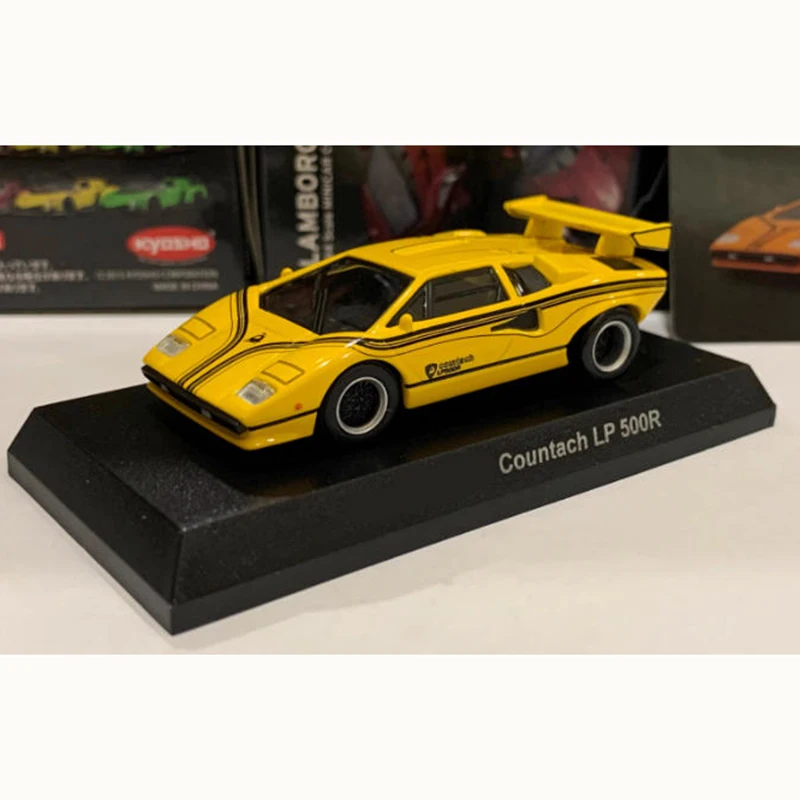 KYOSHO 1:64 Countach LP 500R Legering Model Auto Volwassen Klassieke Collectie Statische Display Ornament Gift