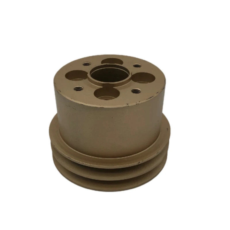 Excavator accessories Water pump pulley engine for Mitsubishi Water pump pulley 6D31 double groove reduction