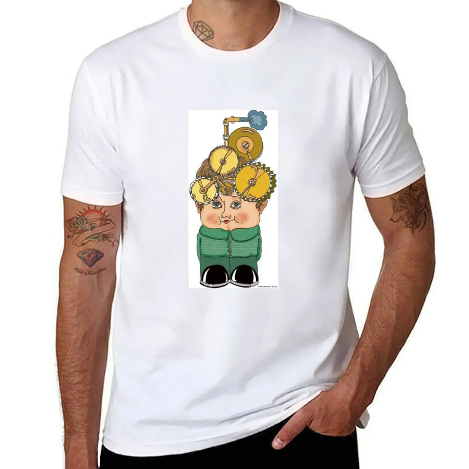 

Футболка с рисунком для головы, роскошная мужская футболка с рисунком, мужские рубашки, винтажные рубашки 2, мужская футболка для