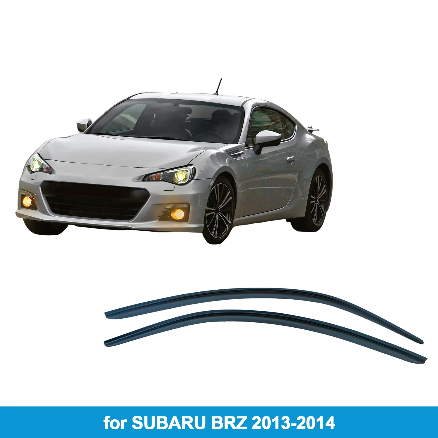 

Оконный козырек для SUBARU BRZ 2013-2014, защита от дождя, боковой дефлектор, защита от атмосферных воздействий, лента для наружного крепления