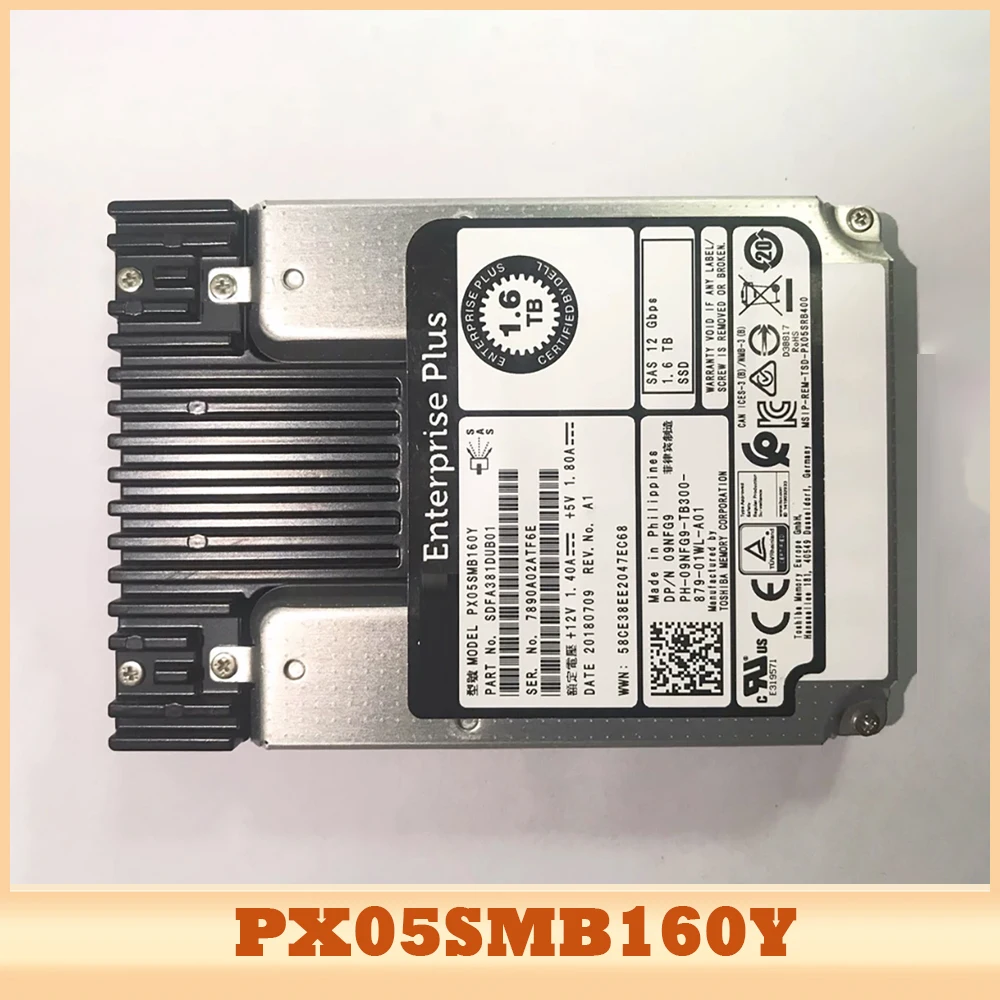 For DELL SSD 1.6TB SAS PX05SMB160Y 09NFG9 Solid state drive