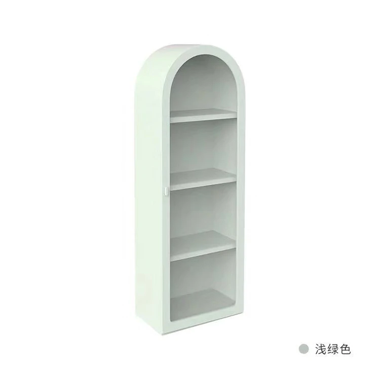 

Arched bookcase Nordic modern minimalist storage bookcase display wall combination cabinet