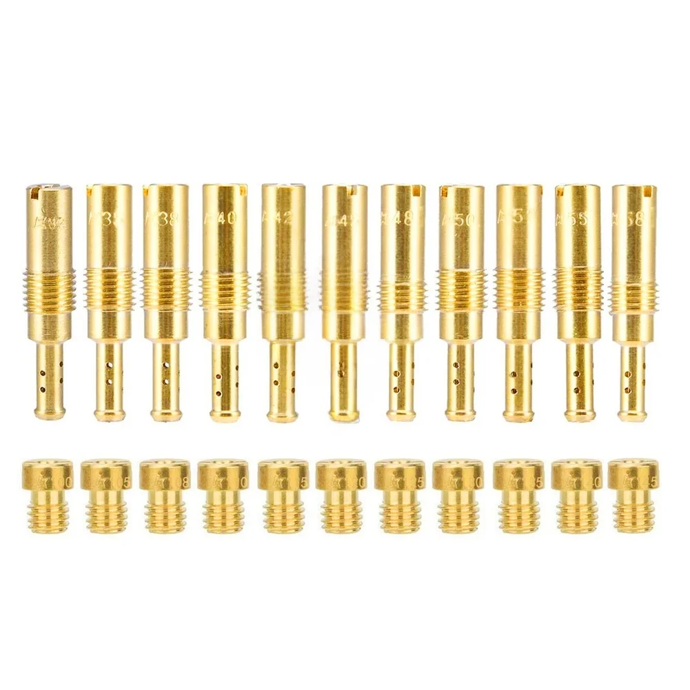 Carburetor Jet Kit For Nibbi For PWK OKO CVK For PWM PE Main Pilot Idle Nozzle Set Fuel Injector Sizes 32-58 100-145 Motorcycle