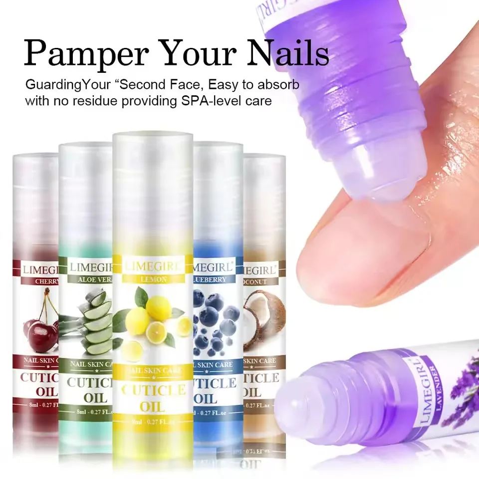 8 ml Nail Nutrition Oil Pen 6 Smells Nail Treatment Cuticle Repair Oil Prevent Agnail Nail Polish Nourish Skin Remedy Manicure