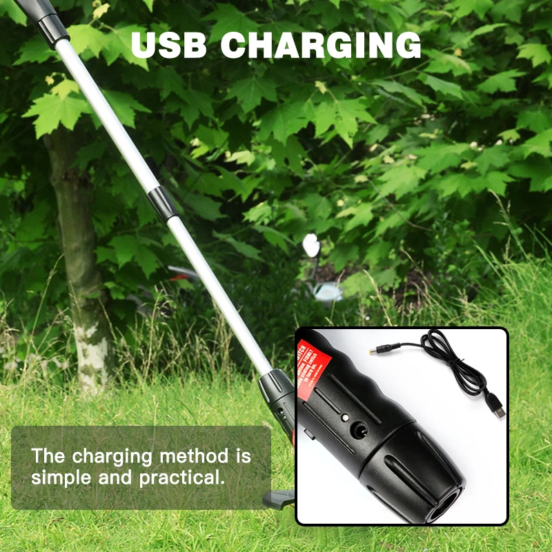 Portable Electric Garden Grass Trimmer Practical Lawn Mower Cropper Field Grass Weed Cutter Home Gardening Mowing Tools Kits