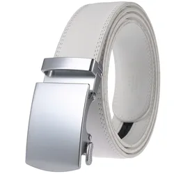 Men's Belt Genuine Leather Strap Male Waistband Automatic Buckle Business Belts for Men High Quality Girdle Belts For Jeans